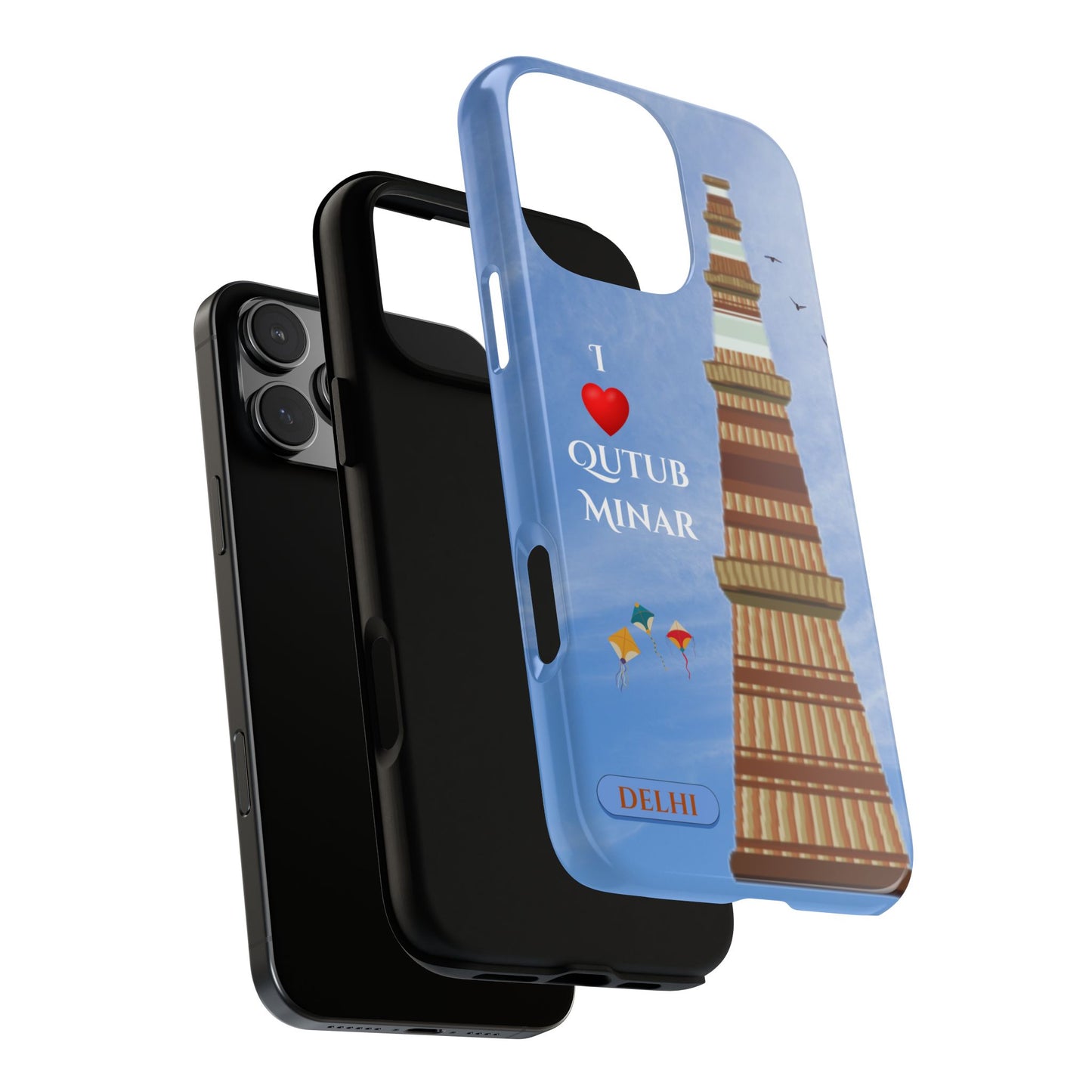 iPhone Case — Qutub Minar Delhi Protective Tough Case