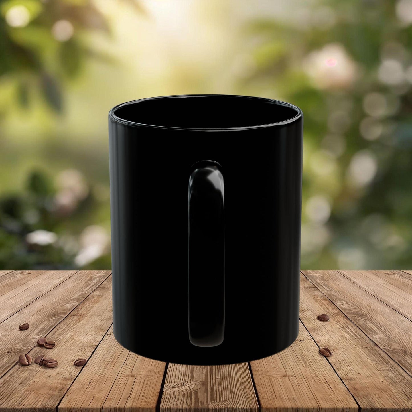 Eiffel Tower Black Mug - Gift for Travelers, Coffee Lovers, or Home Decor