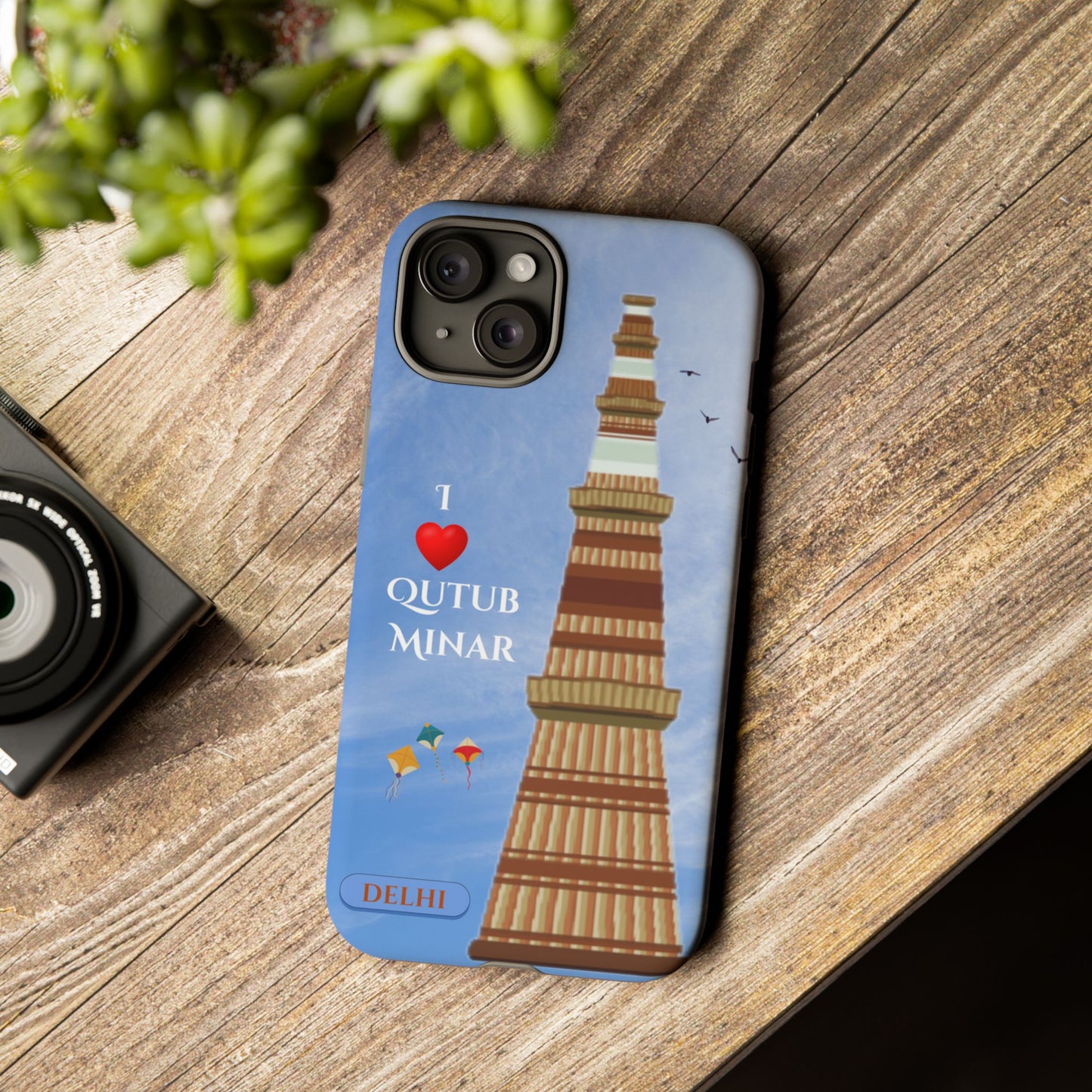 iPhone Case — Qutub Minar Delhi Protective Tough Case