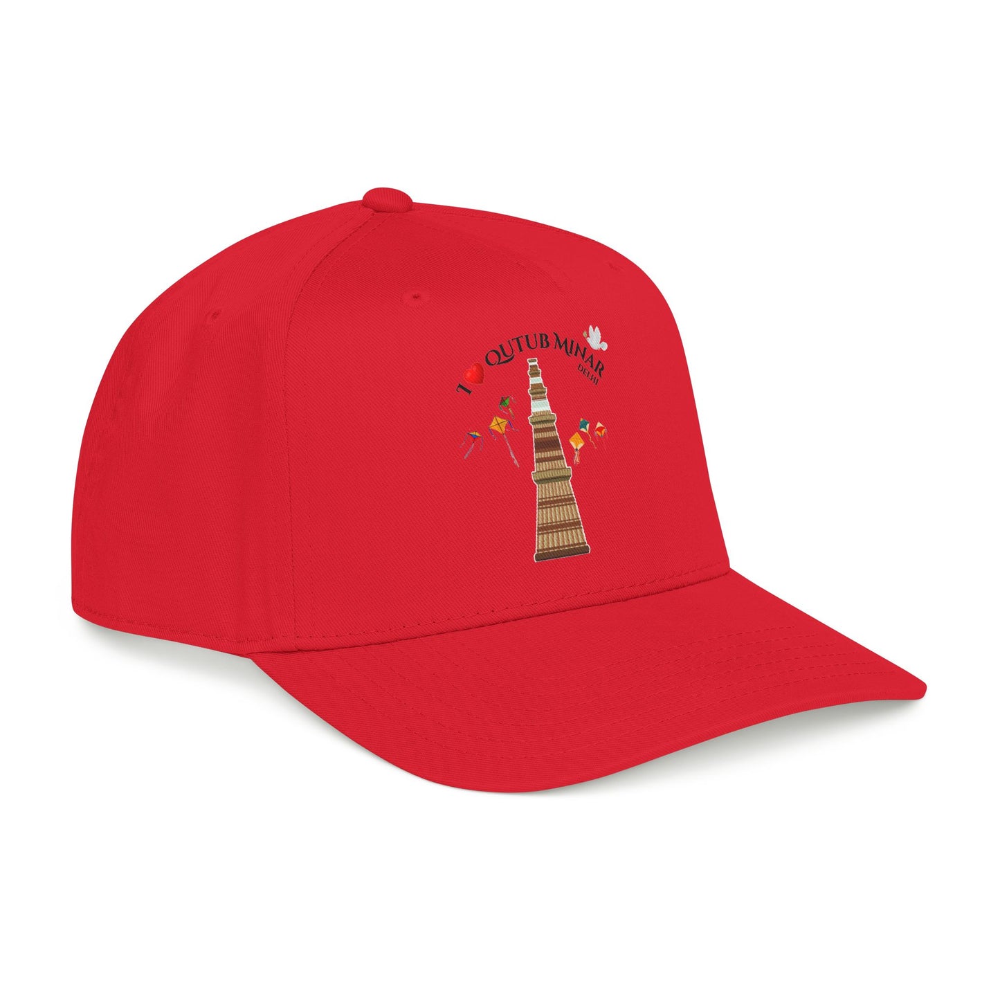 Qutub Minar Baseball Cap - Indian Landmark Souvenir