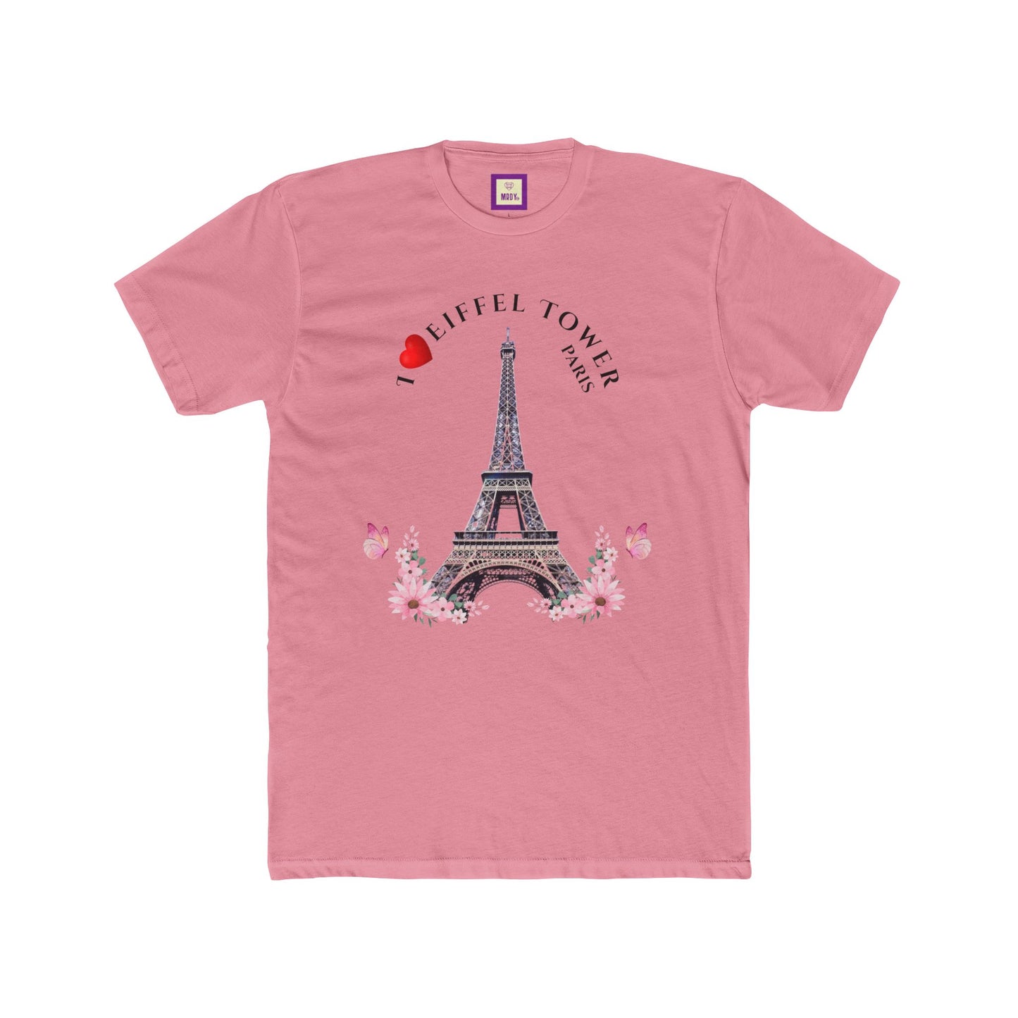 Eiffel Tower Floral Tee — Paris Souvenir T-Shirt