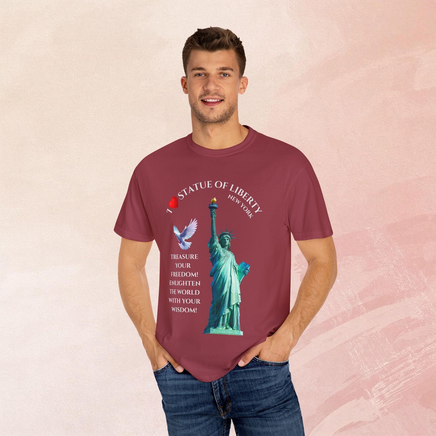 Statue of Liberty T-Shirt | New York Souvenir | Casual Wear