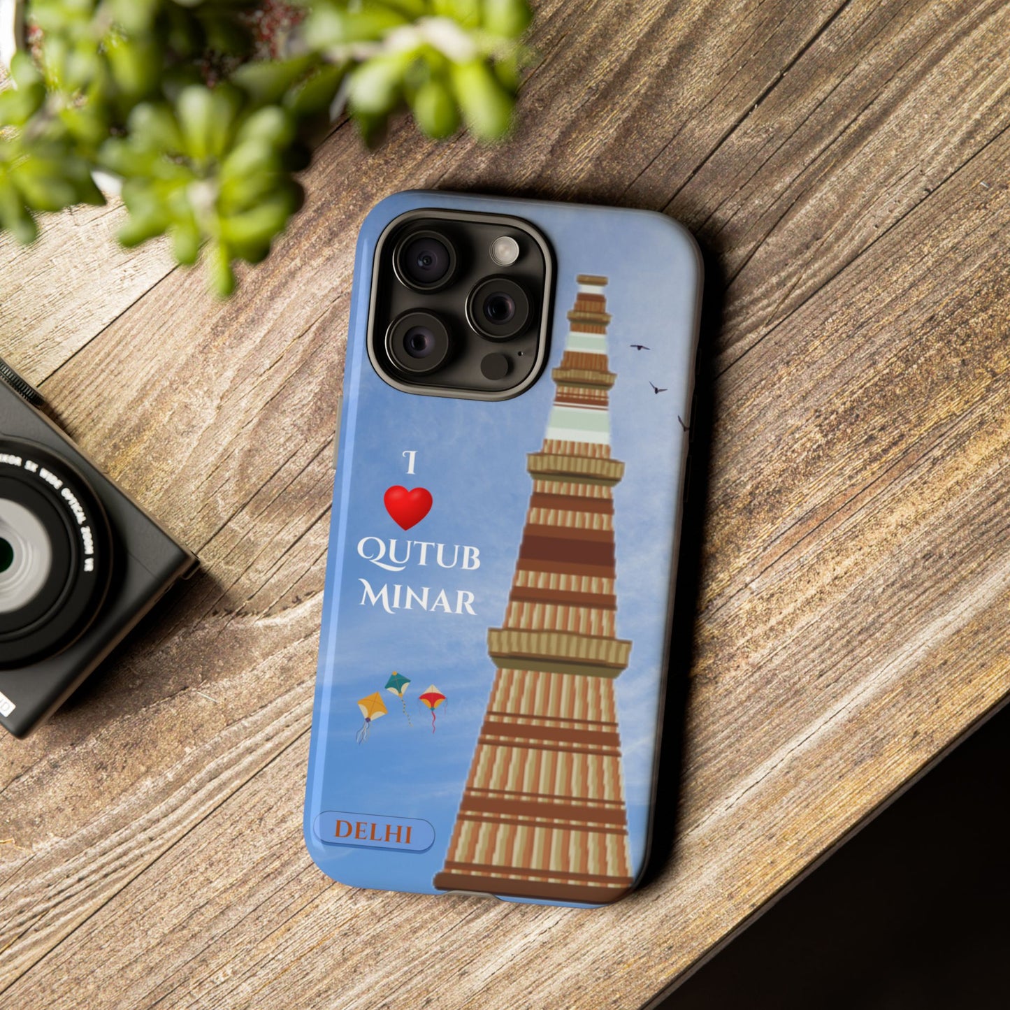iPhone Case — Qutub Minar Delhi Protective Tough Case
