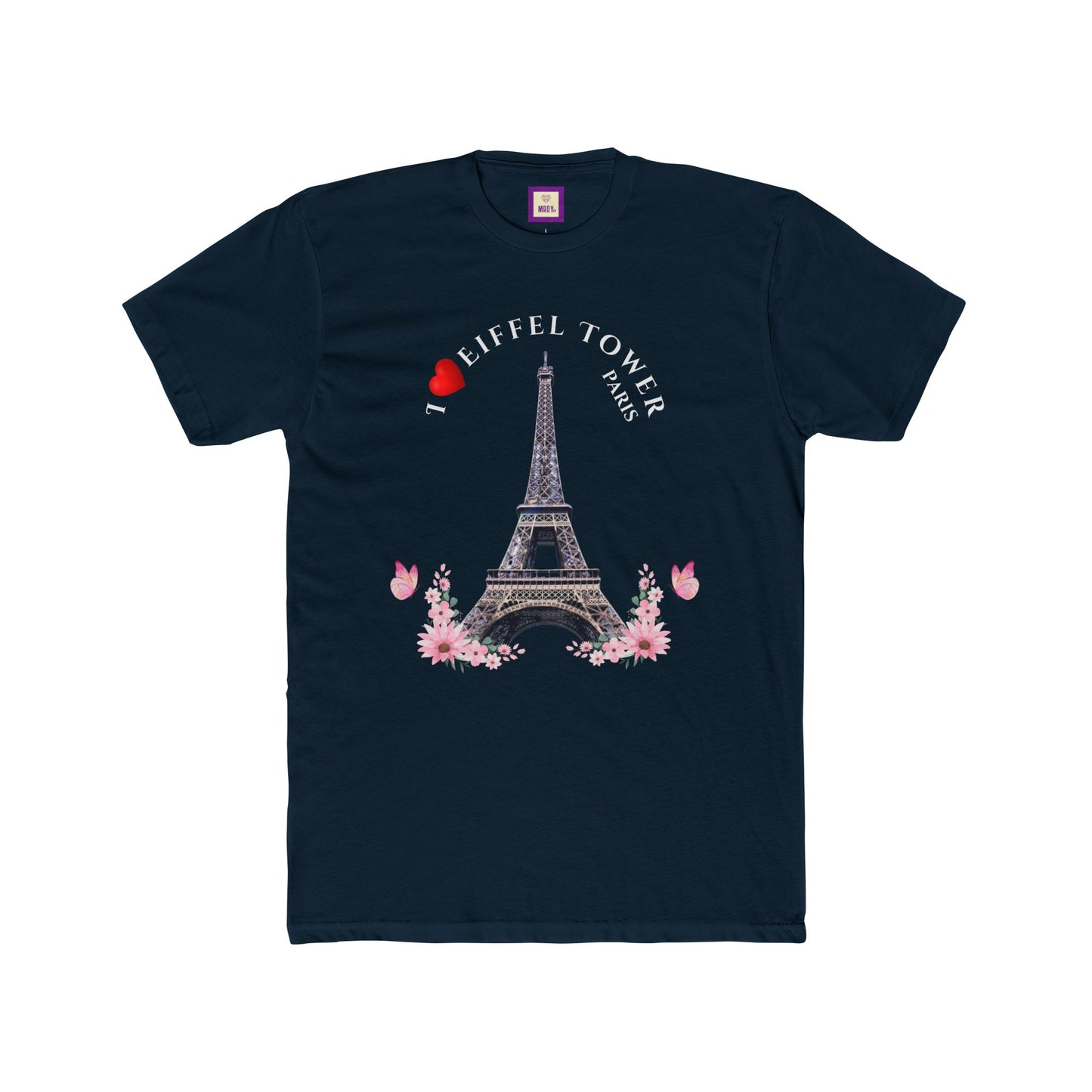 Eiffel Tower Floral Tee — Paris Souvenir T-Shirt