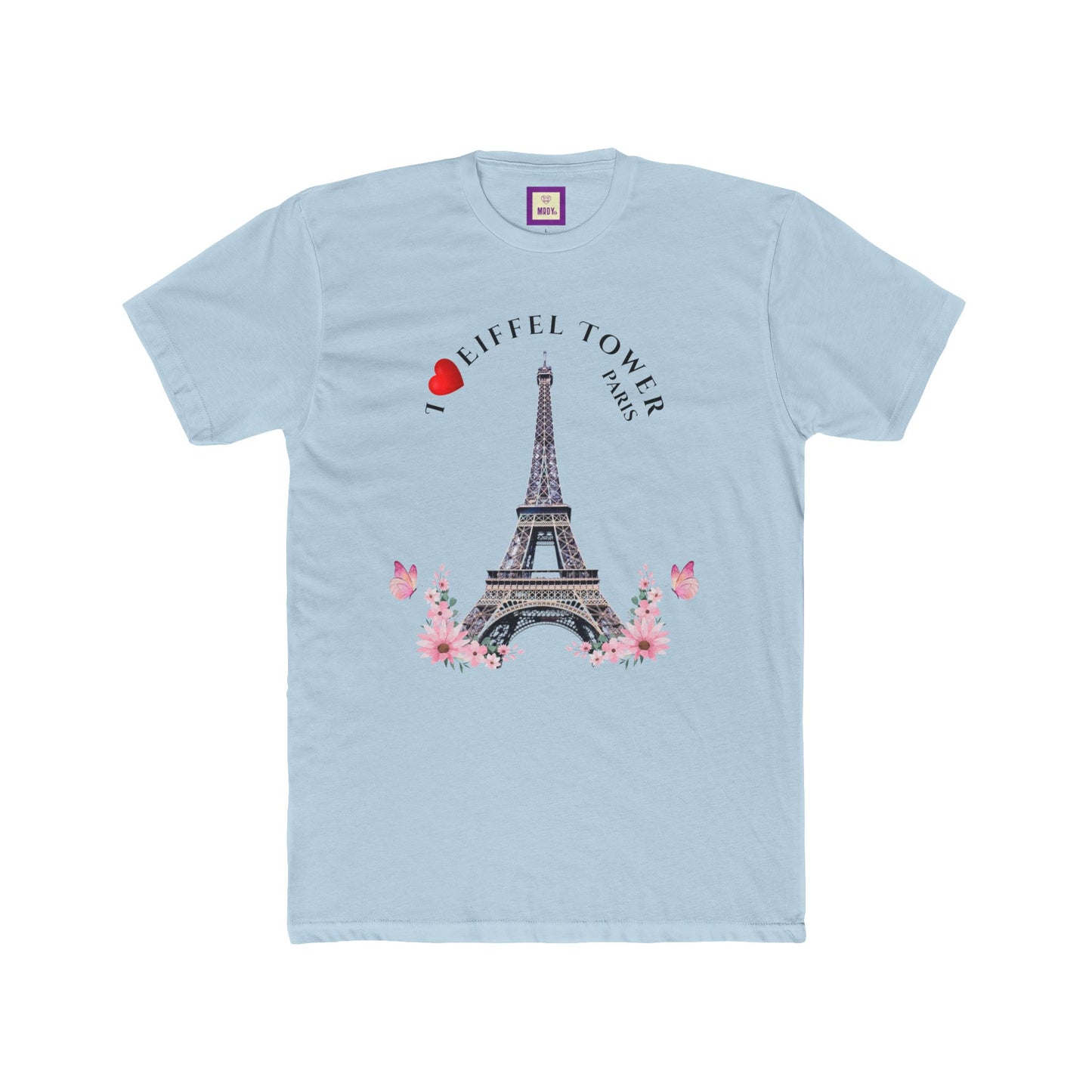 Eiffel Tower Floral Tee — Paris Souvenir T-Shirt