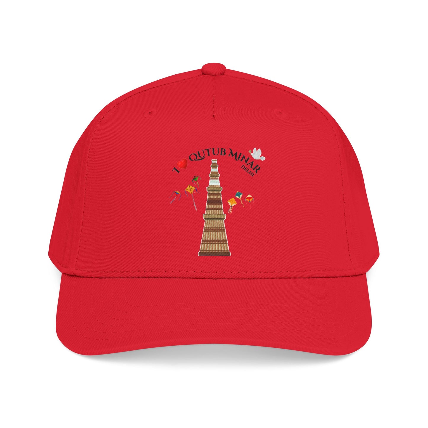 Qutub Minar Baseball Cap - Indian Landmark Souvenir