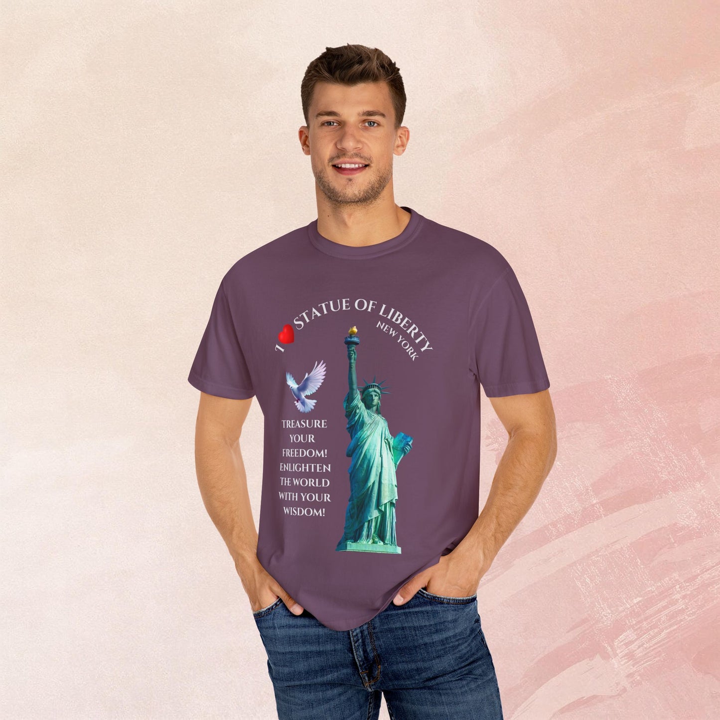 Statue of Liberty T-Shirt | New York Souvenir | Casual Wear