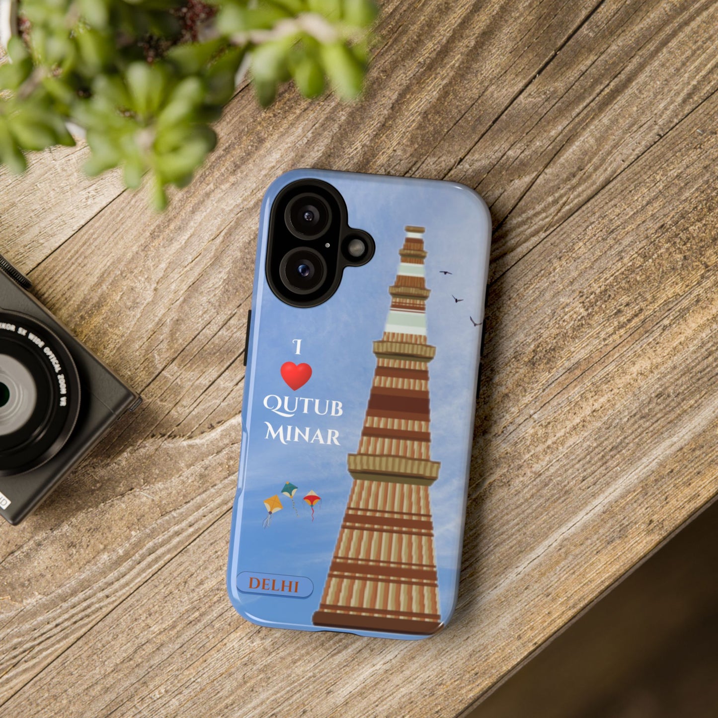 iPhone Case — Qutub Minar Delhi Protective Tough Case