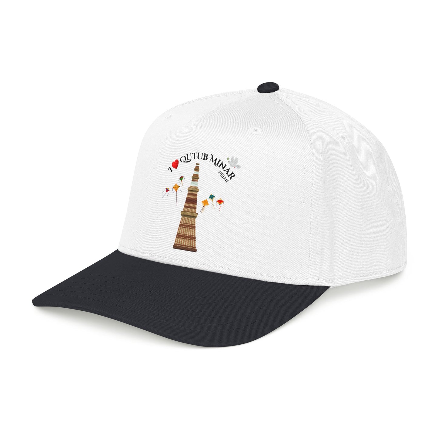 Qutub Minar Baseball Cap - Indian Landmark Souvenir