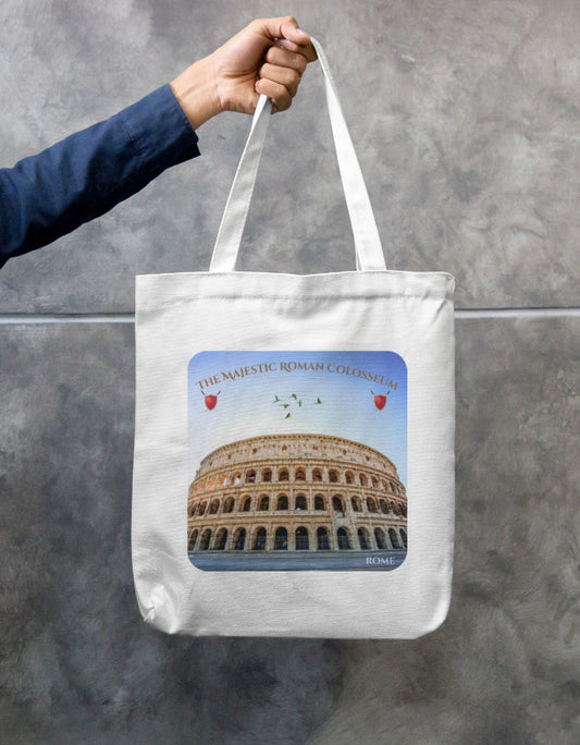 Zipper Tote Bag - Durable Eco-Friendly 100% Cotton Canvas