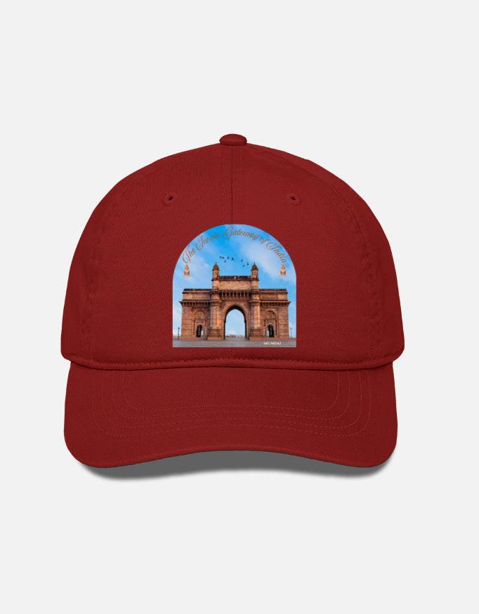 BaseBall Cap - Premium Cotton Cap with Iconic Gateway of India Design