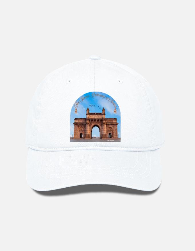 BaseBall Cap - Premium Cotton Cap with Iconic Gateway of India Design