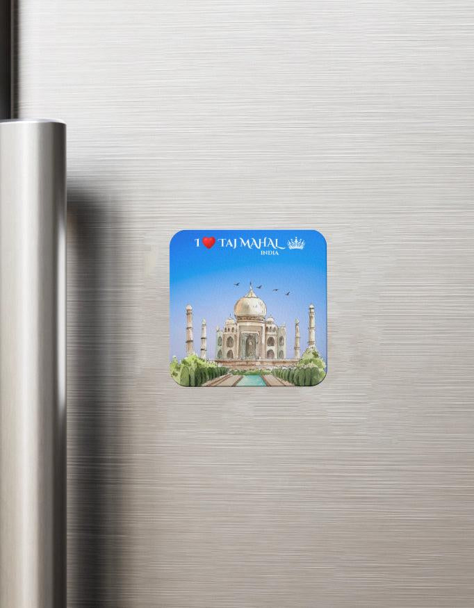 Fridge Magnet - Stylish Taj Mahal Acrylic Magnet for Fridge