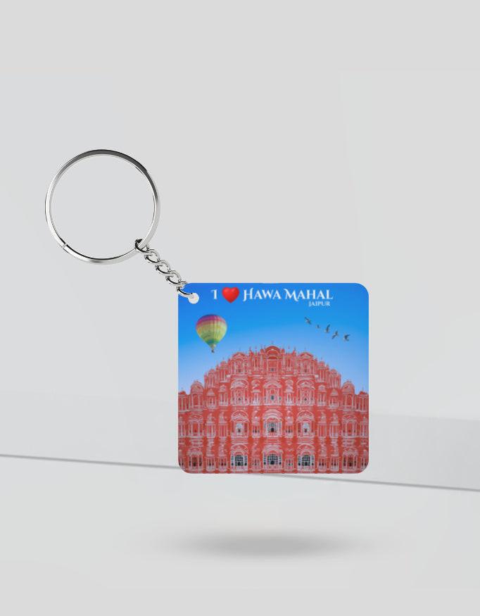 Keychain - Stylish Jaipur Hawa Mahal Keychain for Gifts & Personal Use