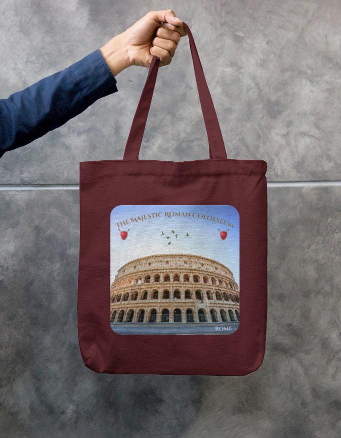 Zipper Tote Bag - Durable Eco-Friendly Cotton Canvas with Stylish Design