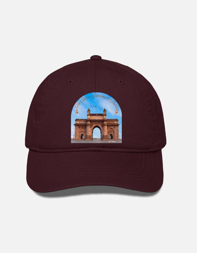 BaseBall Cap - Premium Cotton Cap with Iconic Gateway of India Design