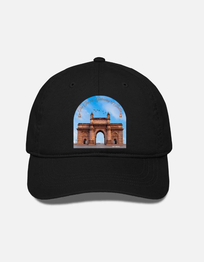 BaseBall Cap - Premium Cotton Cap with Iconic Gateway of India Design
