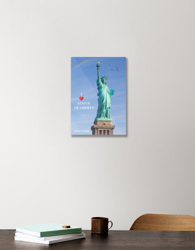 Acrylic Poster - Elegant Statue of Liberty Design with Fade-Proof Finish
