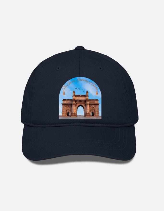 BaseBall Cap - Premium Cotton Cap with Iconic Gateway of India Design
