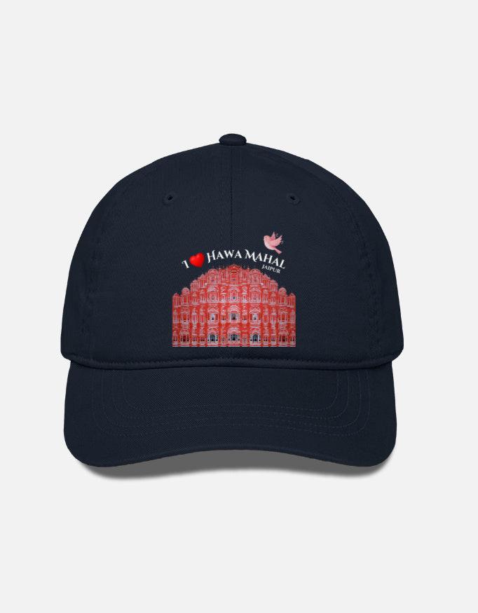Baseball Cap with Hawa Mahal Design | Durable Cotton & Adjustable Fit