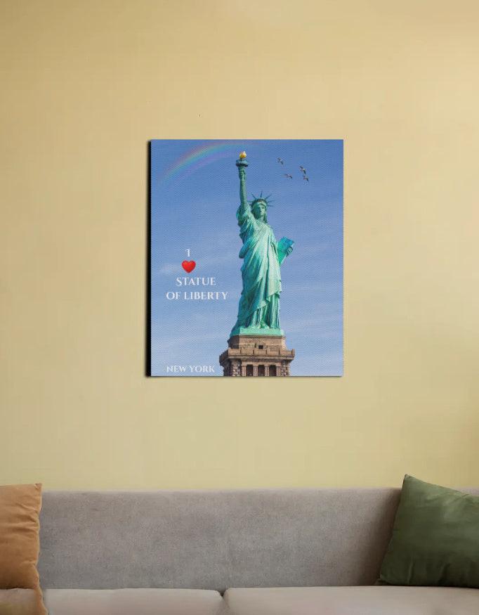 Wall Canvas - Vibrant, Fade-Resistant NYC Statue of Liberty Artwork