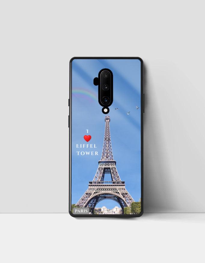 OnePlus Glass Case - Sleek Eiffel Tower Design & Durable Protection