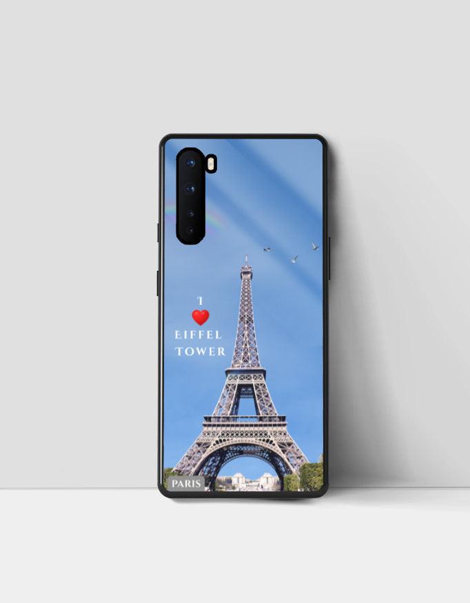OnePlus Glass Case - Sleek Eiffel Tower Design & Durable Protection