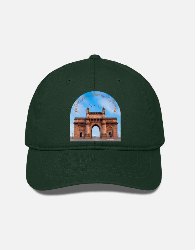 BaseBall Cap - Premium Cotton Cap with Iconic Gateway of India Design