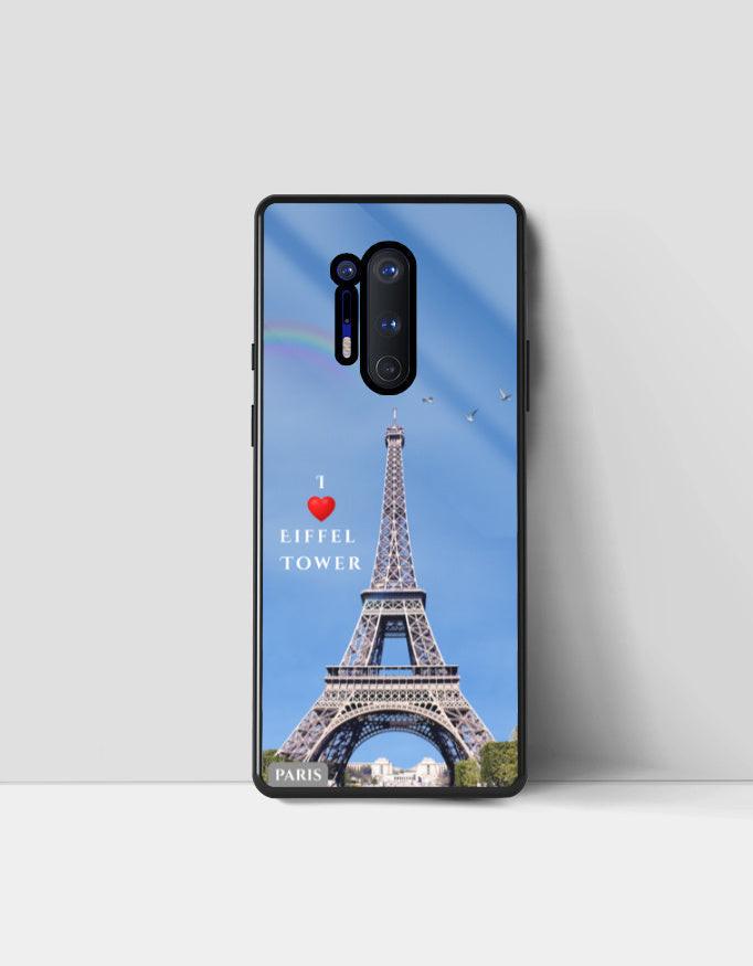 OnePlus Glass Case - Sleek Eiffel Tower Design & Durable Protection