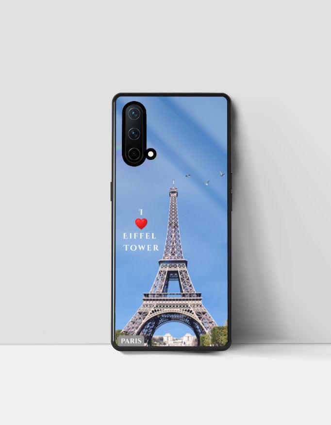 OnePlus Glass Case - Sleek Eiffel Tower Design & Durable Protection