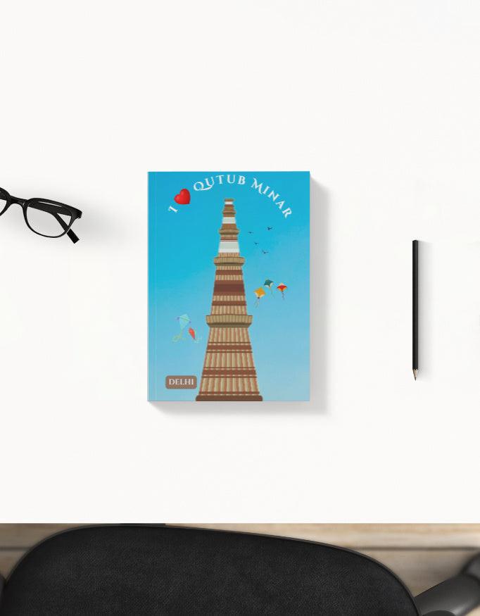 Daily Planner with Qutub Minar Illustration | Organize Your Goals